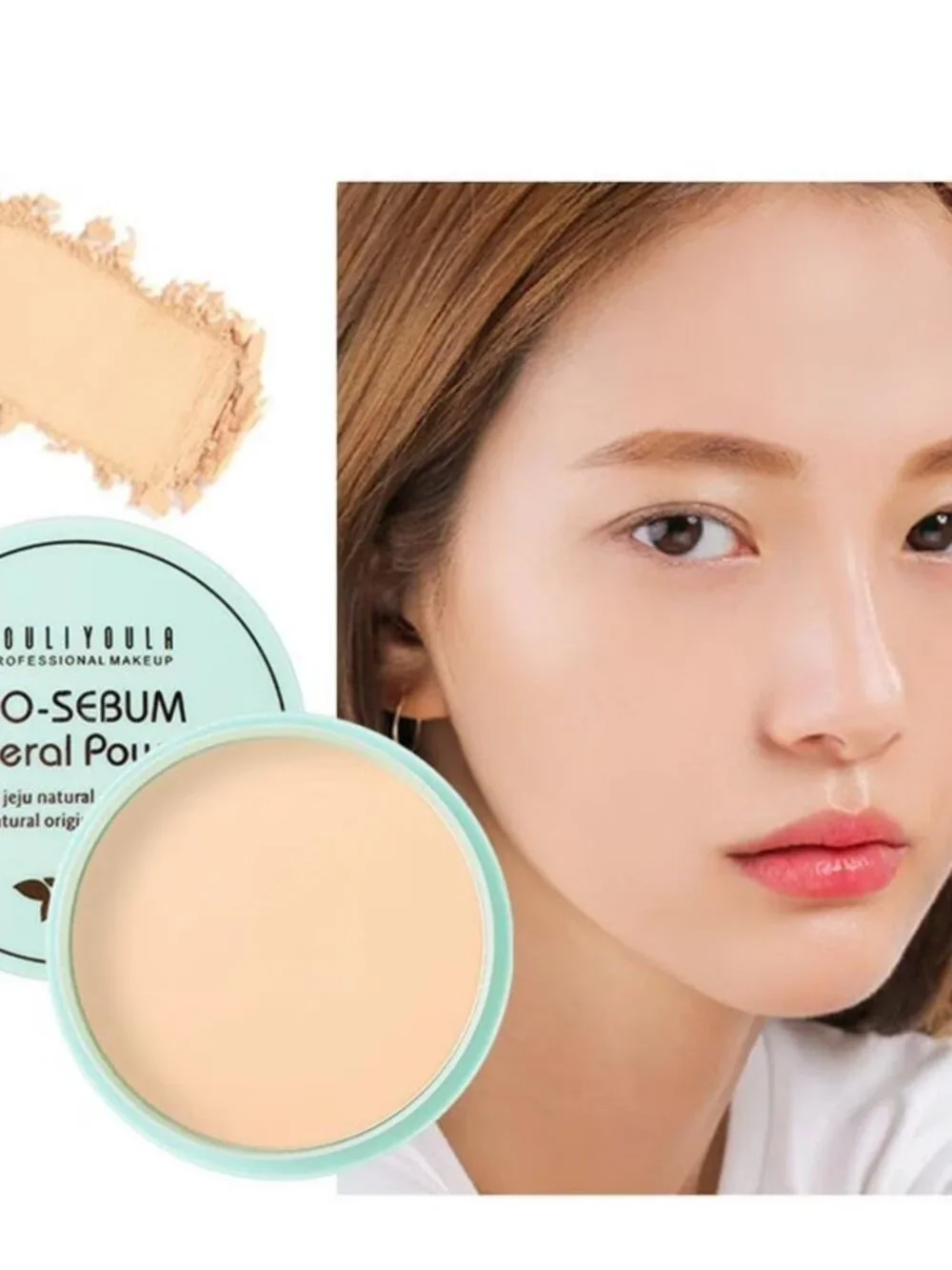 New in Box No Sebum Matte Mineral Powder 02 Natural Color Face Setting Makeup